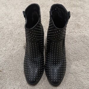 Rebecca Minkoff Studded Accents Moto Boots Size 7 EUC